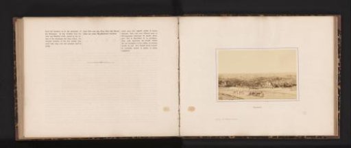 Photographic reproduction of a painting depicting a view of Damascus