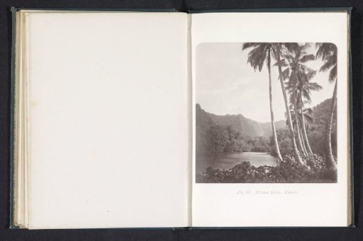 View of a lake on Tahiti