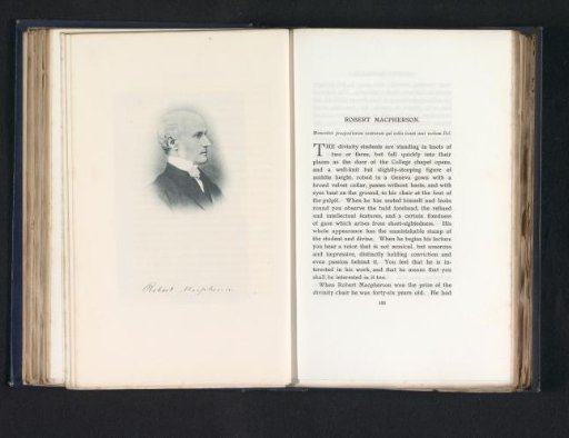 Portrait of Robert Macpherson
