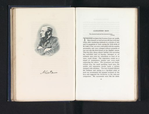 Portrait of Alexander Bain