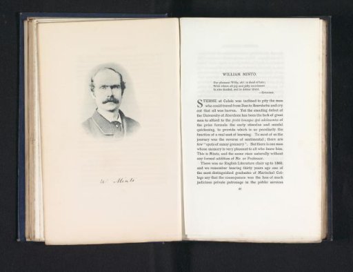 Portrait of William Minto
