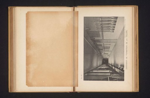 Hall in a barracks of the Svea Life Guards in Stockholm, intended for soldiers to prepare