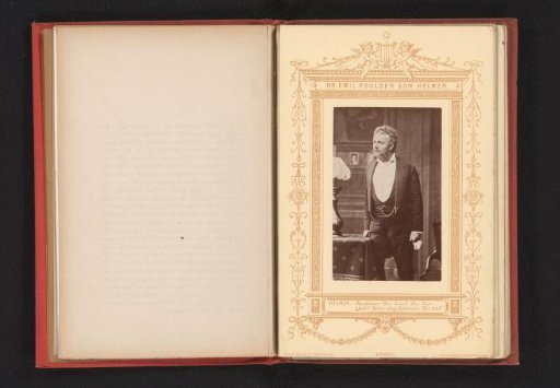 Portrait of the actor Emil Poulsen as Helmer in A Doll's House