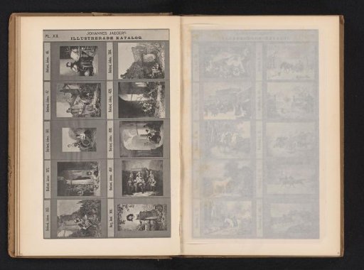 Photographic reproduction of ten genre scenes