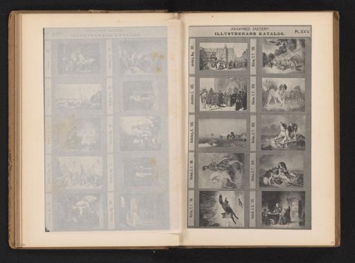 Photographic reproduction of ten paintings of animals and historical scenes