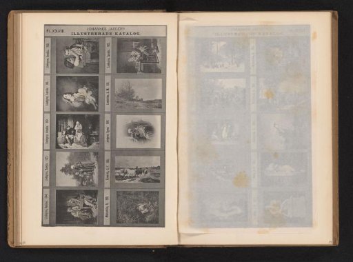 Photographic reproduction of ten genre scenes