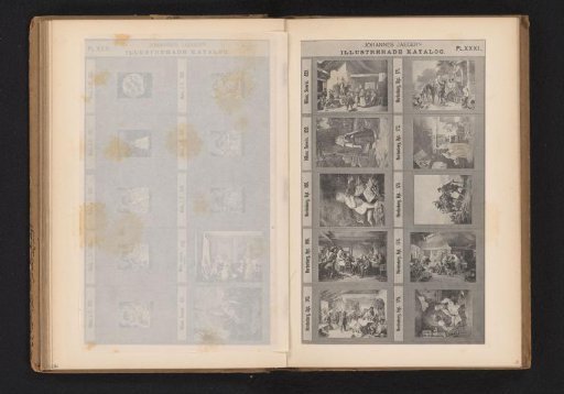 Photographic reproduction of ten genre scenes