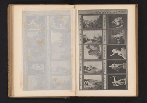 Photographic reproduction of seven paintings and three sculptures