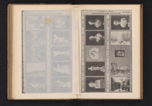 Photographic reproduction of possibly six sculptures and four paintings or prints