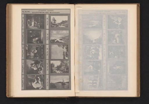 Photographic reproduction of ten paintings of landscapes and genre scenes