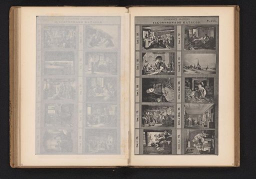 Photographic reproduction of ten paintings, mainly genre scenes