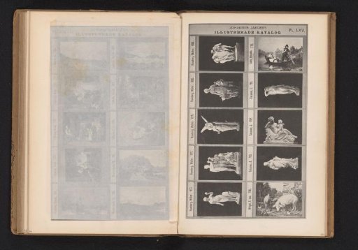 Photographic reproduction of eight sculptures and two paintings