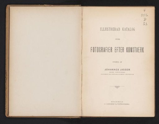 Illustrated catalogue of photographs after works of art