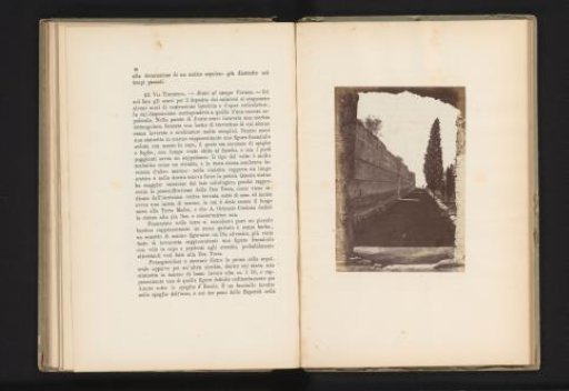 View of a wall (presumably) along the Via Tiburtina