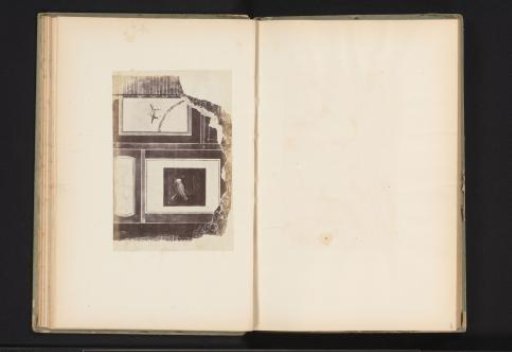 Photographic Reproduction of a Painting Depicting a Mural in an Excavated Ruin in Rome