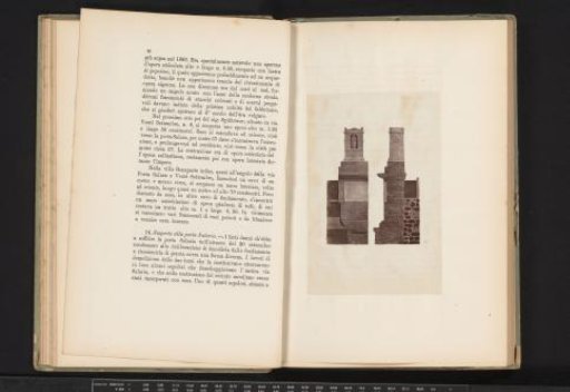 Photographic Reproduction of a Painting Depicting Two Views of the Monument to Quintus Sulpicius