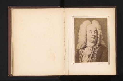 Photographic reproduction of a portrait of Georg Friedrich Händel by Carl Jaeger