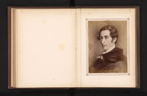Photographic Reproduction of a Portrait of Carl Maria von Weber by Carl Jaeger