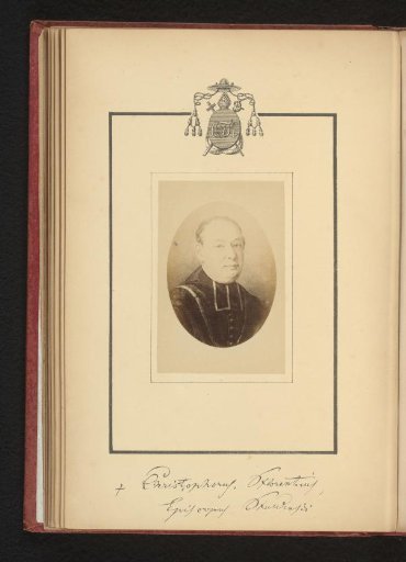 Photographic Reproduction of a Portrait of Bishop Christoph Florentius Kött