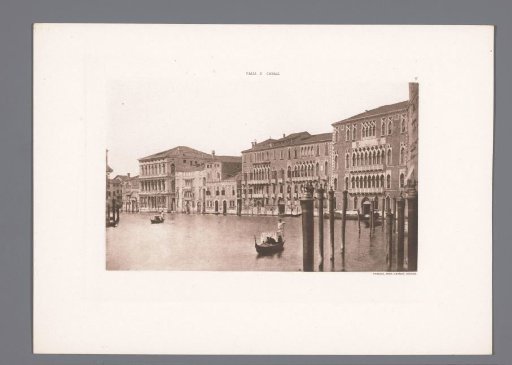 View of the Grand Canal in Venice