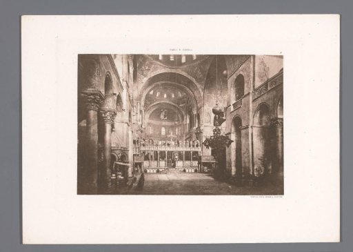Interior of San Marco in Venice