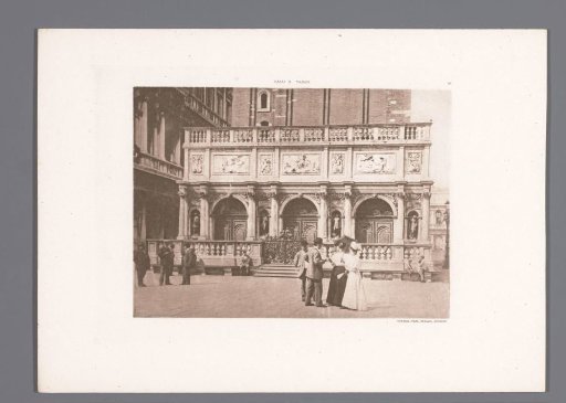 View of the Loggetta del Sansovino on St. Mark's Square in Venice