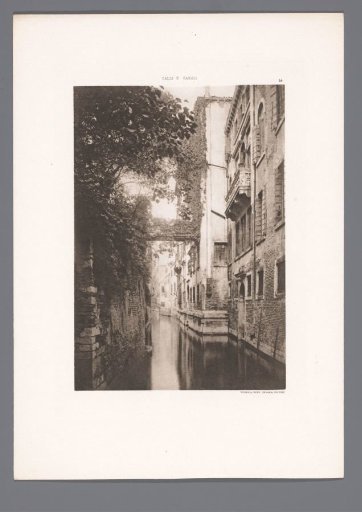 View of Rio and Palazzo Albrizzi in Venice