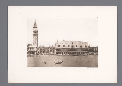 View over the Bacino San Marco with the Piazza San Marco and the Doge's Palace