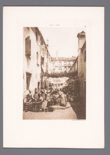 View of a courtyard at a presumed courthouse in Venice