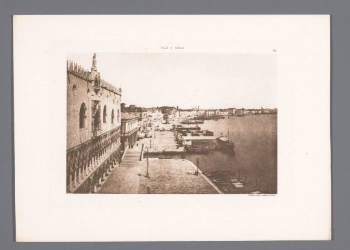 View of the Riva degli Schiavoni in Venice with the Doge's Palace