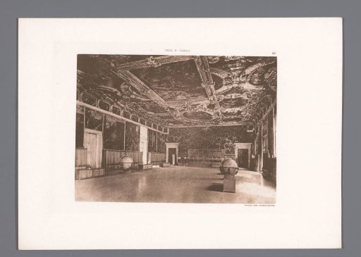 Interior of the Sala del Maggior Consiglio in the Doge's Palace in Venice