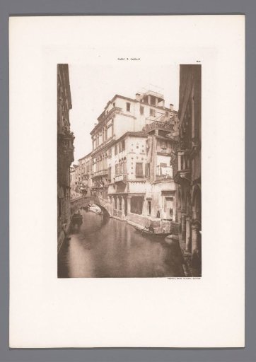 View of the Rio di Ca'Widmann and the Palazzo Widman in Venice
