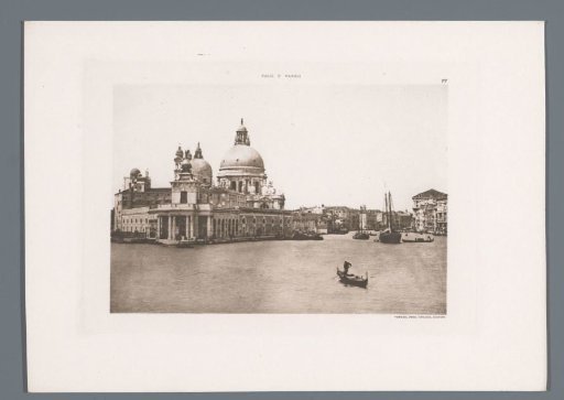 View over the Grand Canal with the Punta della Dogana and Santa Maria della Salute in Venice