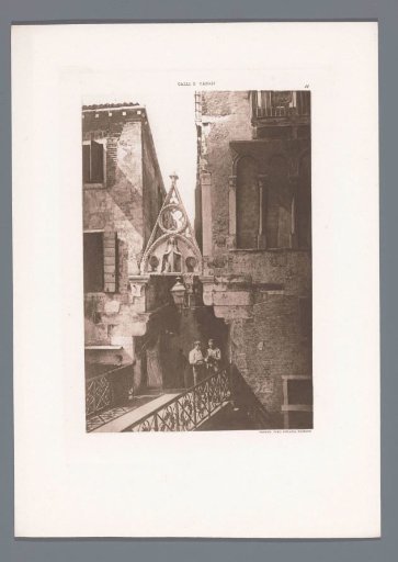 View of the Ponte del Paradiso in Venice