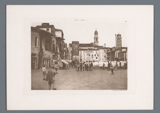 View of Campo Santa Margherita in Venice