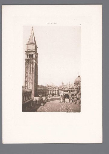 View of the Piazza San Marco with the Campanile di San Marco