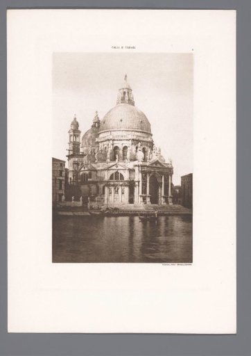 View of the Grand Canal with the Santa Maria della Salute in Venice