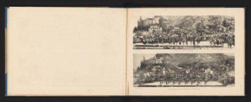 View of Two Performances during the Calven Celebration in Chur