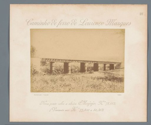 Railway bridge at Majojo in Mozambique