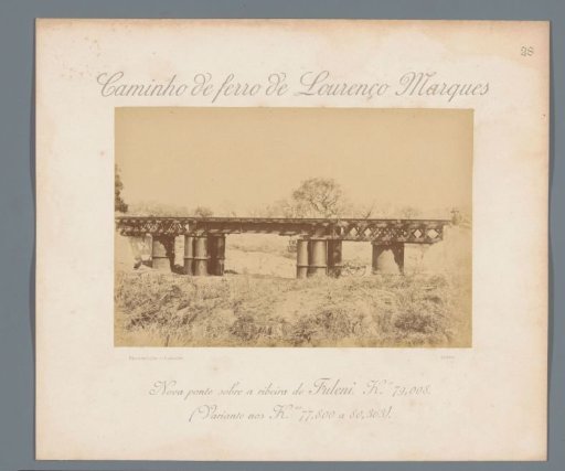 Railway bridge over the Fuleni River, presumably in Mozambique