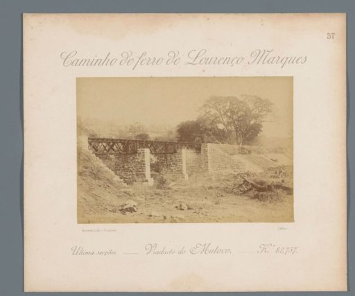 Railway bridge in Mozambique