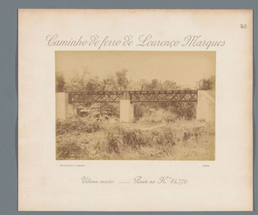 Railway bridge in Mozambique