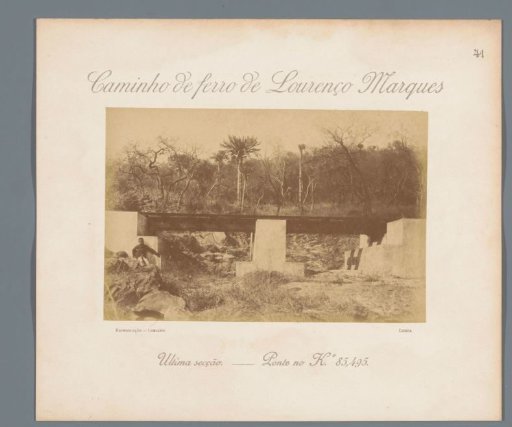 Railway bridge in Mozambique