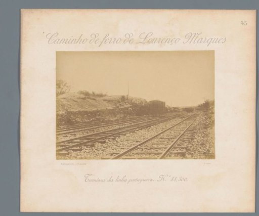 Terminus of a railway line in Mozambique