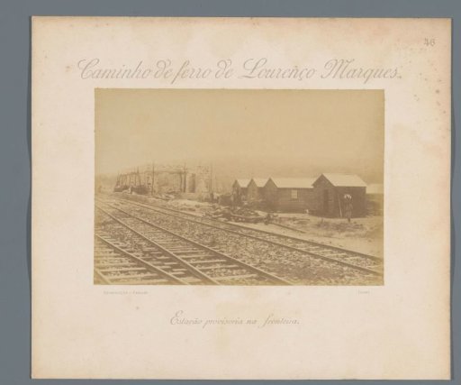 Railway station at the Mozambique border
