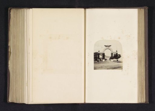 Arch of Triumph in Napoléonville, erected on the occasion of the visit of Emperor Napoleon III