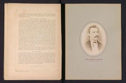 Photographic reproduction of a portrait of Karl Emanuel Jansson