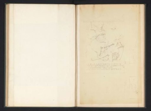 Photographic reproduction of a drawing of a decoration of a church in Athens