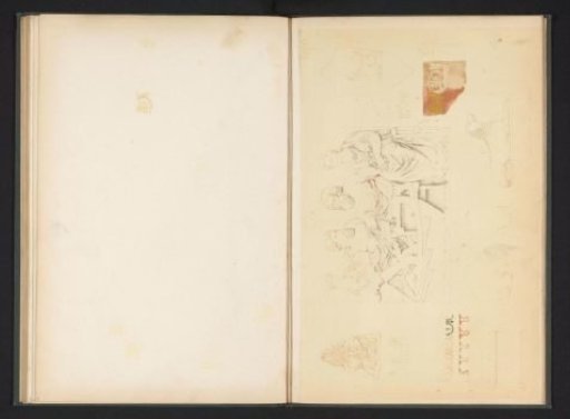 Photographic reproduction of drawings of architectural fragments and decorations of a church in Athens
