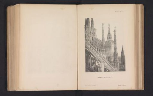 Detail of a flying buttress on Milan Cathedral